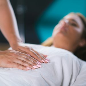 Hands at Reiki Healing Treatment